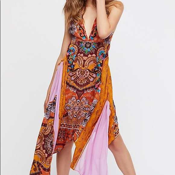 ⭐️ 🆕 Free People Bali Heartbreaker Midi Dress - Picture 2 of 7